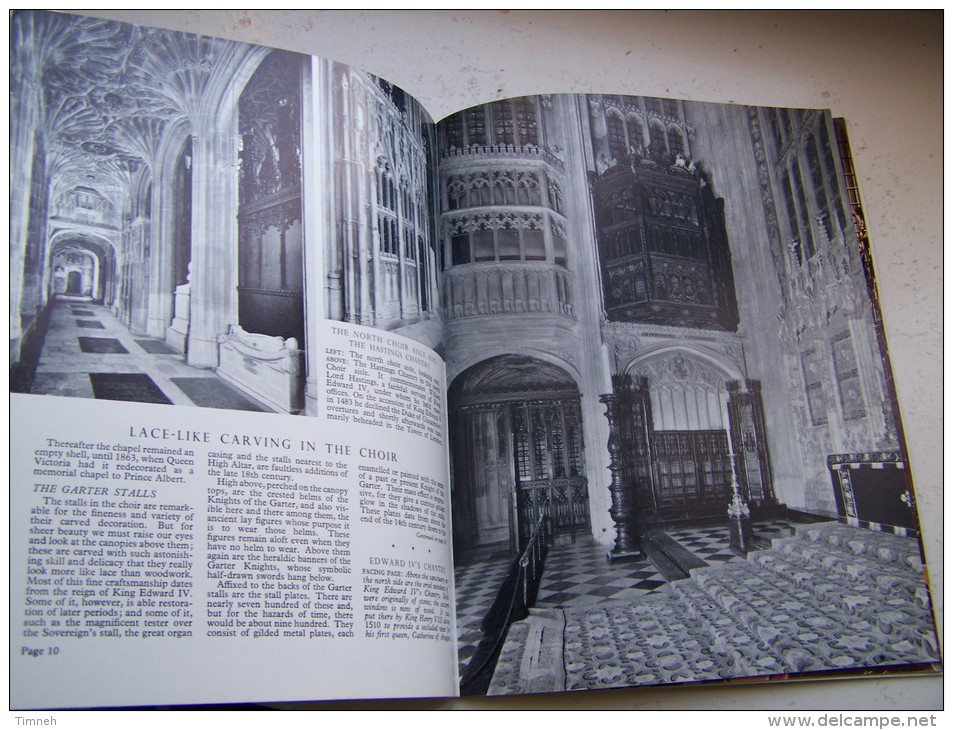 THE PICTORIAL HISTORY OF ST GEORGE S CHAPLE WINDSOR By SIR GEORGE BELLEW PITKIN 1966 Visitor's Guide - Europe