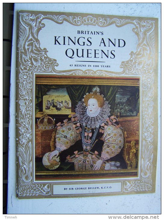 BRITAIN S KINGS AND QUEENS 63 REIGNS IN 1100 YEARS By SIR GEORGE BELLEW PITKIN 1966 Visitor's Guide - Europa
