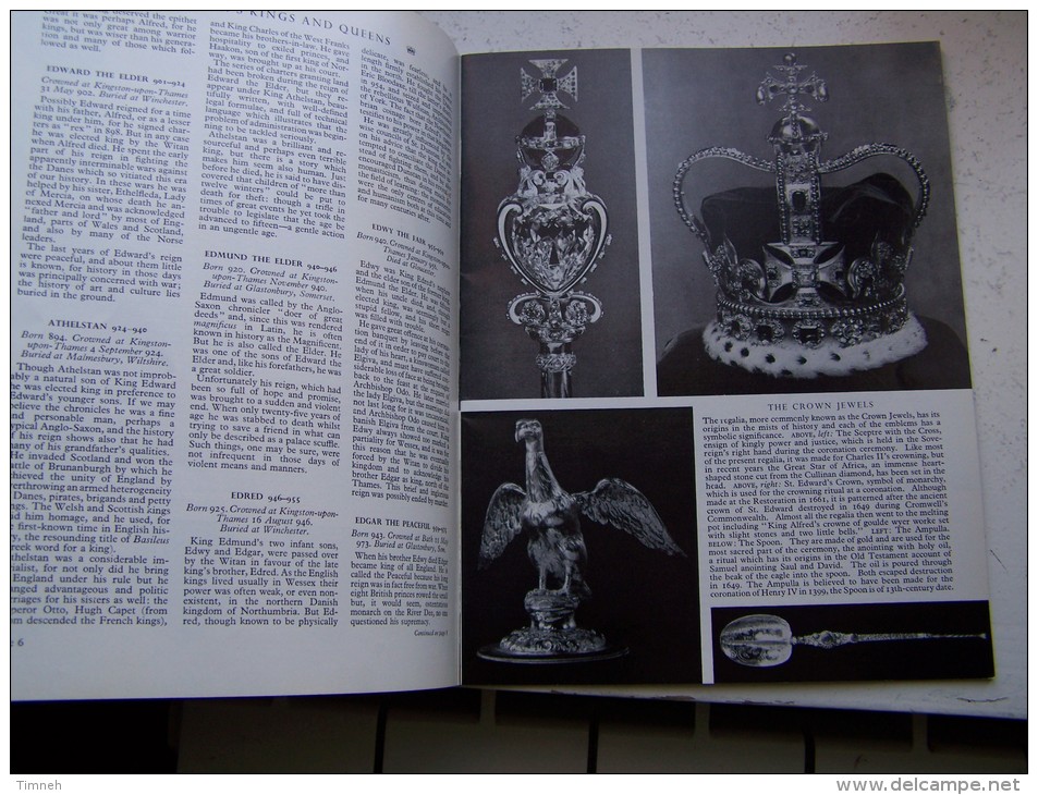 BRITAIN S KINGS AND QUEENS 63 REIGNS IN 1100 YEARS By SIR GEORGE BELLEW PITKIN 1966 Visitor's Guide - Europa