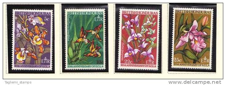 British Honduras, 1968, SG 250-253, Complete Set, Mint Hinged - British Honduras (...-1970)