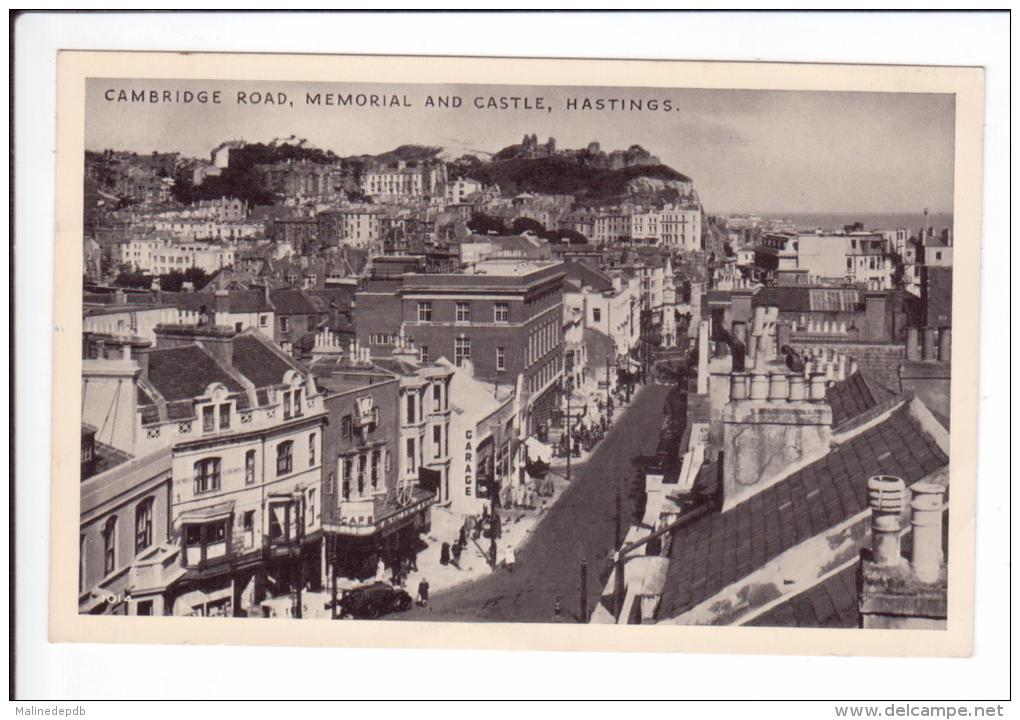 CP  - CAMBRIDGE ROAD - MEMORIAL AND CASTLE, HASTINGS - Cambridge