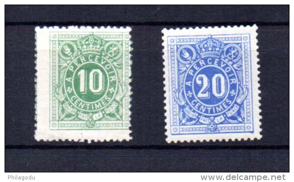 Premiers Timbres Taxe   TX 1 / 2*, Cote 85 €, - Timbres