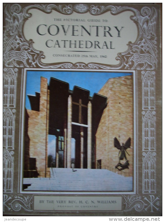 - Lot De 5 Guides En Anglais - Château De Windsor - Cathédrale Coventry - Cambridge - Westminster Palace - 1962 - - Architecture