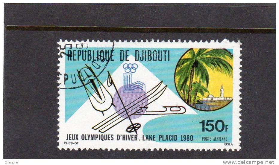 DJIBOUTI Jeux Olympiques D'hiver à Lake Placid Oblitéré PA - Hiver 1980: Lake Placid