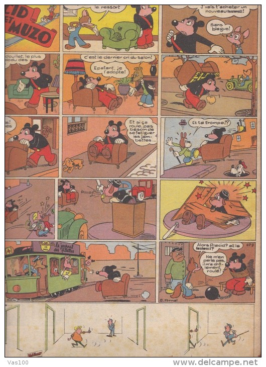 VAILLANT COMICS MAGAZINE, 7X, NR: 669, 679, 737, 747, 764, 783, 800, 1958- 1960, FRANCE - Vaillant