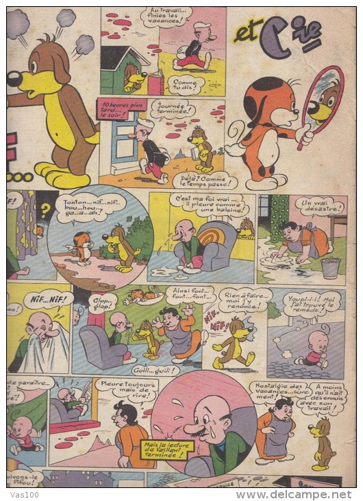 VAILLANT COMICS MAGAZINE, 7X, NR: 669, 679, 737, 747, 764, 783, 800, 1958- 1960, FRANCE