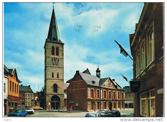 Bree  Kerk Stadhuis Oldtimers /car - Bree