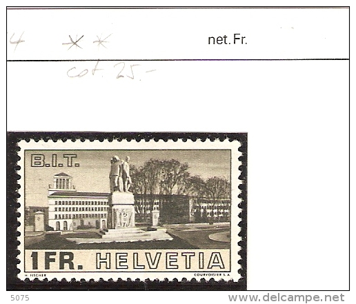 1938 BIT 1.-fr Neuf ** - Unused Stamps