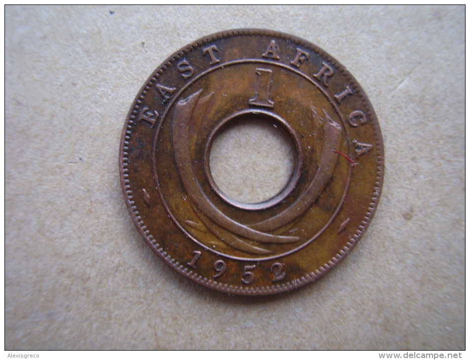 BRITISH EAST AFRICA USED ONE CENT COIN BRONZE Of 1952 - East Africa & Uganda Protectorates