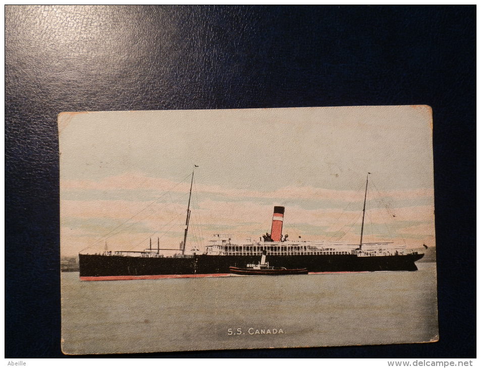 39/249  CP   CANADA   1906S.S. CANADA - Storia Postale