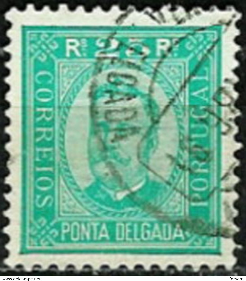 PONTA DELGADA..1898..Michel # 5...used. - Ponta Delgada