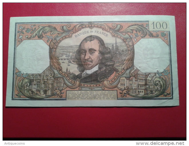 100 FRANCS CORNEILLE : Q-3-4-1969 EN BONNE ETAT - 100 F 1964-1979 ''Corneille''