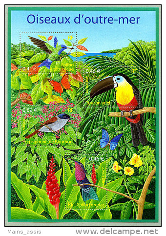 Bloc Oiseaux D'outre-mer 2003 France - Hummingbirds