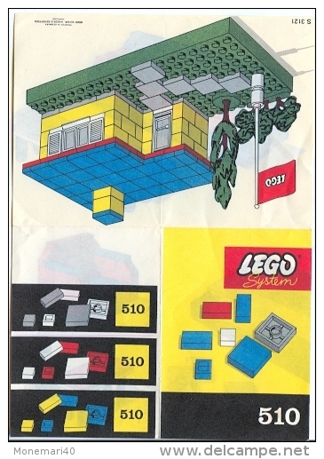 LEGO SYSTEM - Plan Notice (510 - S 3121). - Ontwerpen