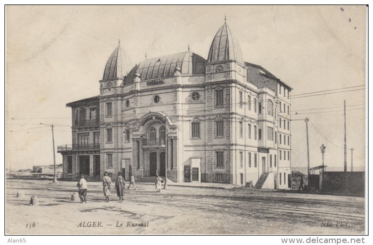 Algiers Algeria, Le Kursaal Architecture, C1900s/1910s Vintage Postcard - Algeri
