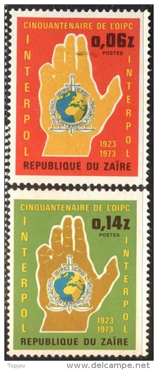 ZAIRE   - INTERPOL - POLICE   - **MNH - 1973 - Police - Gendarmerie