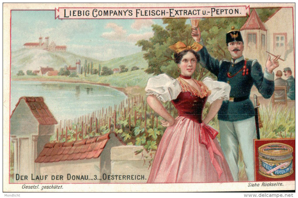 Liebig - Der Lauf Der Donau - 3. Oesterreich - 1899 - Liebig