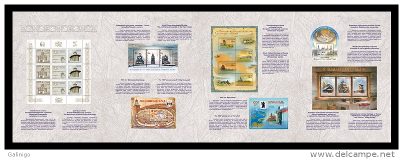 2012-583  Souvenir Pack Booklet  Russia Rußland Rusland Russie Rusia - Monuments Of Architecture - Neufs