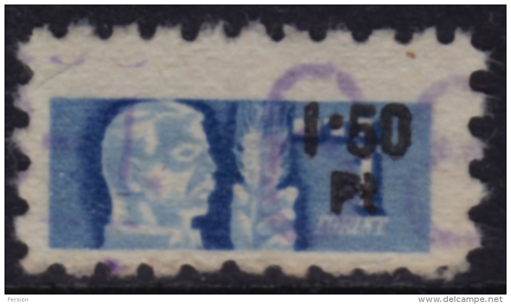 National Social Insurance Institute / Member Stamp - 1940´s Hungary - Revenue Stamp (grain Wheat) - Fiscales