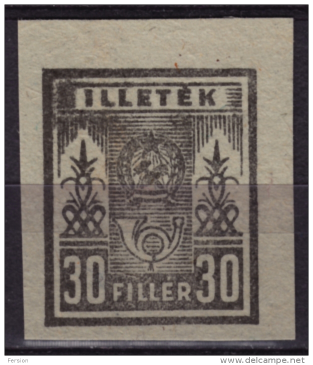 1950´s Hungary - REVENUE Cut / Stamped STATIONERY Cut - RRR - Revenue Stamps