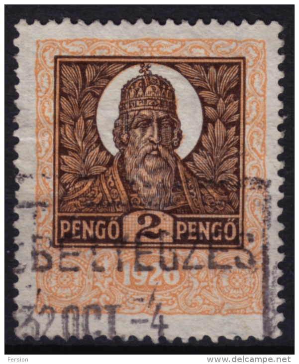 1926 Hungary - Revenue Stamp - 2 P - Used - Fiscale Zegels