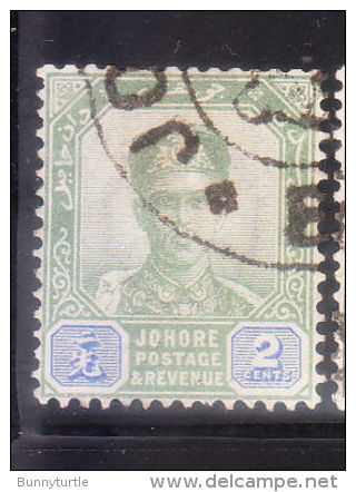 Malaya Johore 1896-99 Sultan Ibrahim 2c Used - Johore