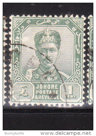 Malaya Johore 1896-99 Sultan Ibrahim 1c Used - Johore