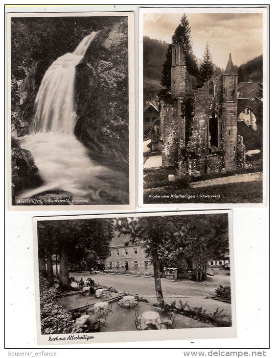 Lot 3 CP Allerheiligen Oppenau Kuchaus Wasserfall Klosterruine Bade Wurtemberg Allemagne Deutschland - Oppenau