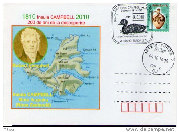 Antarctica Campbell Island - 200 Years. Turda 2010. - Events & Commemorations