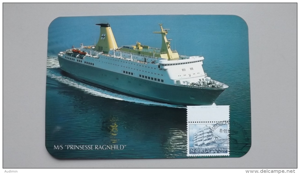 Norwegen 840 Yt 796 Maximumkarte MK/MC, SST KIEL 1981, Segelschulschiff „Christian Radich“ - Maximum Cards & Covers