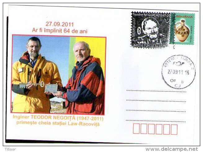 Antarctica - Death Of Teodor Negoita. Teodor Negoita Chief Of Law-Racovita Station. Turda 2011. - Polarforscher & Promis