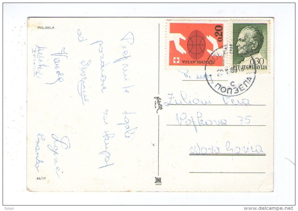 RAZGLEDNICA  POLZELA  1969   SLOVENIA POSTCARD - Slovénie