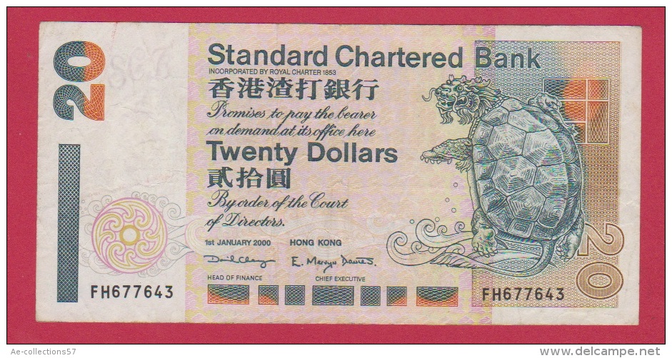 HONG-KONG //  20 Dollars //  1 Janvier 2000  //  état TB+ - Hong Kong