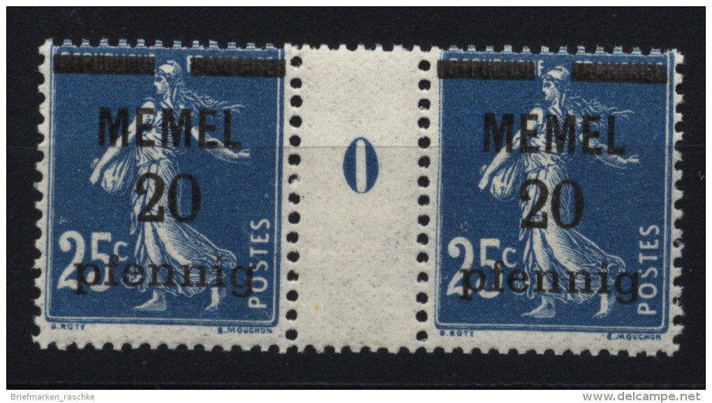 Memel,20b,MS 0,xx (4870) - Memelgebiet 1923