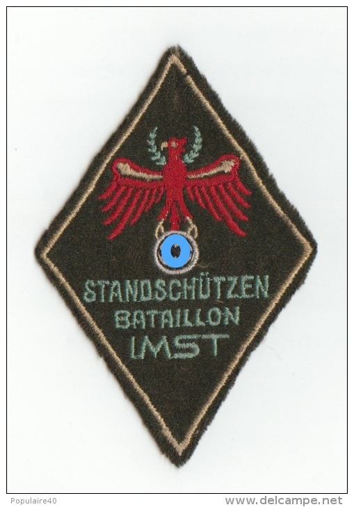 Standschutzen Bataillon Volksturm Wehrmacht Heer 1943 1944 1945 Polizei  Insigne Deutsch Abzeichen Imst Tirol Tyrol - 1939-45