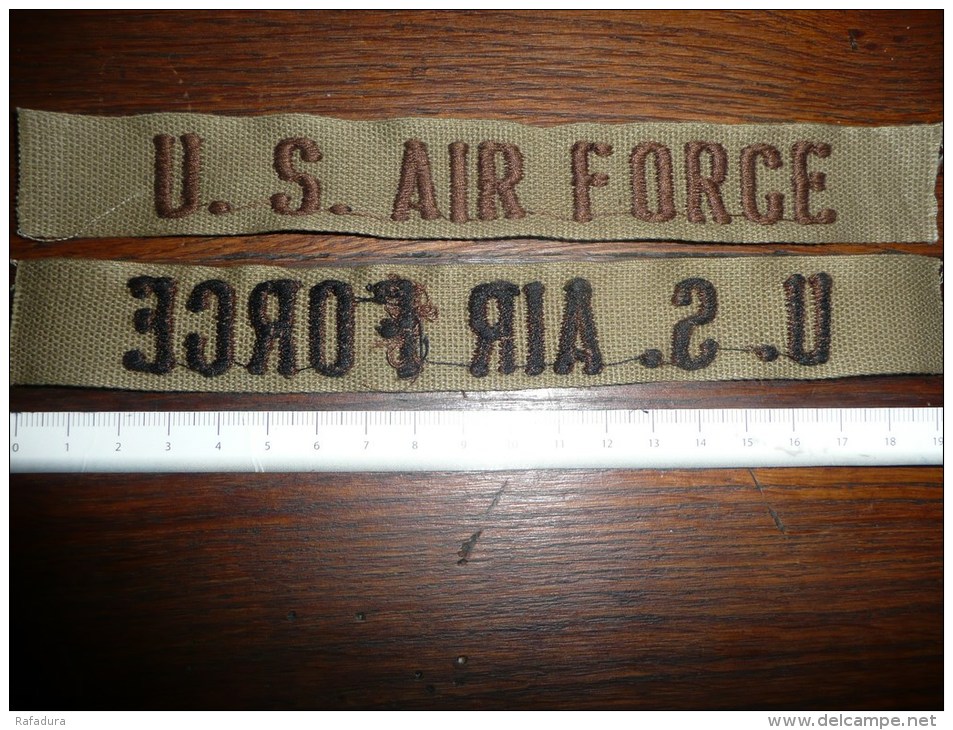 (PATCH INSIGNE ORIGINAL US AIR FORCE( POST WAR ) Marron ( Avion Aviation Airplane ) - Fliegerei
