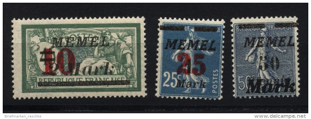 Memel,121-23,xx  (4870) - Memelgebiet 1923