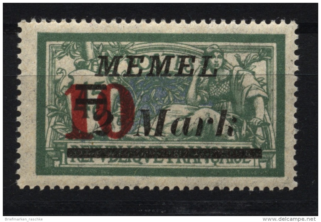 Memel,121 II,xx,gep.  (4870) - Memelgebiet 1923