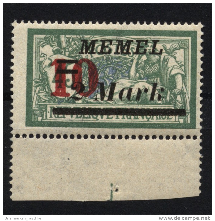 Memel,121 IV,xx,gep.  (4870) - Memelgebiet 1923