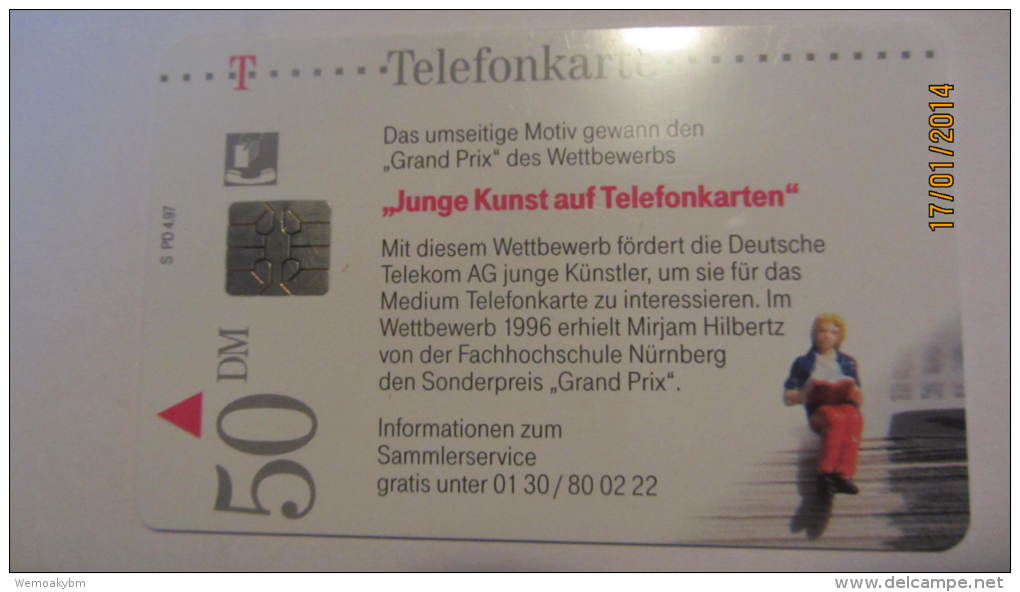 Telefonkarte Der Deutschen Telekom "Junge Kunst Auf Telefonkarten" 50 DM, 04.97 V. Mirjam Hilbertz - P & PD-Series : D. Telekom Till