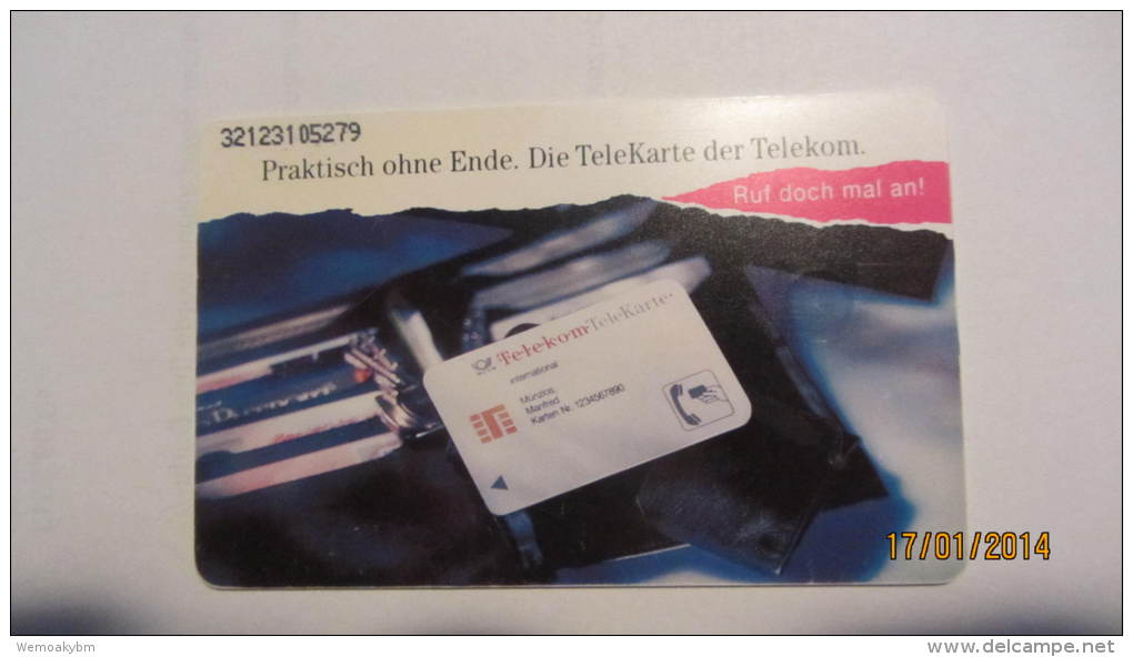 Telefonkarte Der Deutschen Telekom "Ruf Doch Mal An!" 50 DM, 01.92  Auflage: 500.000 - P & PD-Series: Schalterkarten Der Dt. Telekom