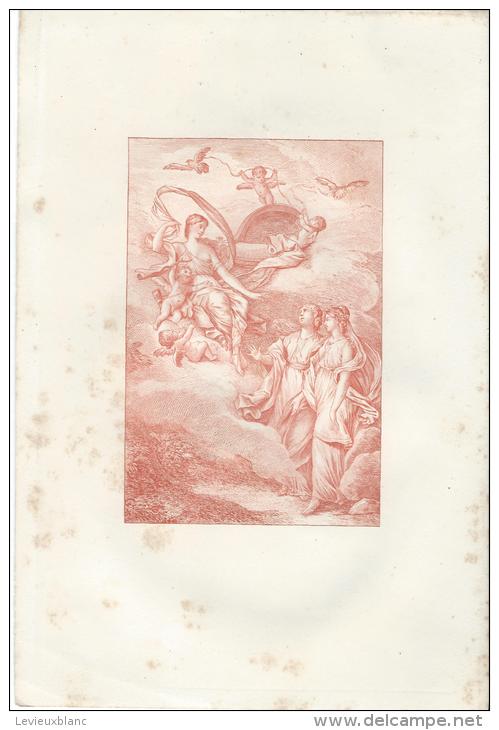 Tiré à Part/Gravure XVIIIéme//Sanguine/Allégorie/ Vers 1770   GRAV44 - Estampes & Gravures