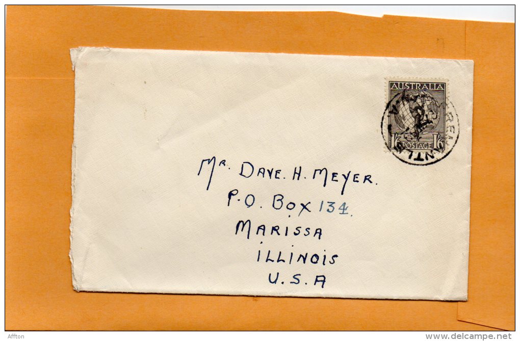 Australia Old Cover Mailed To USA - Covers & Documents