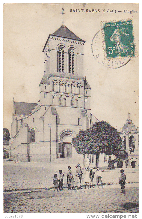 76 / SAINT SAENS / L EGLISE / JOLIE CARTE ANIMEE / EDIT ELD - Saint Saens