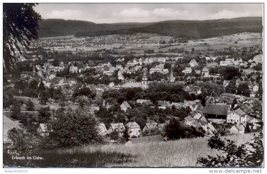 Germany BRD Picture Postcard Erbach Posted 1957 - Erbach