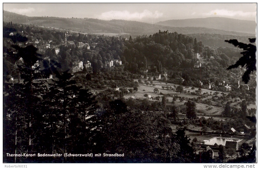 Germany BRD Picture Postcard Badenweiler Posted 1956 - Badenweiler