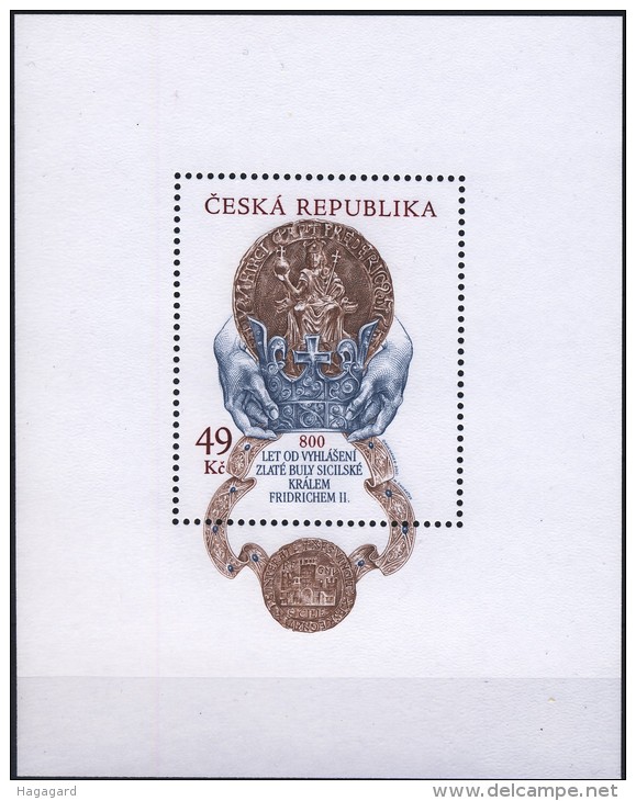 ##Czech Republic 2012 [63]. Seal. Michel Block 48. MNH(**) - Blokken & Velletjes