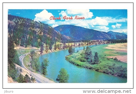 Clark Fork River Near Missoula // CP 8/705 - Missoula