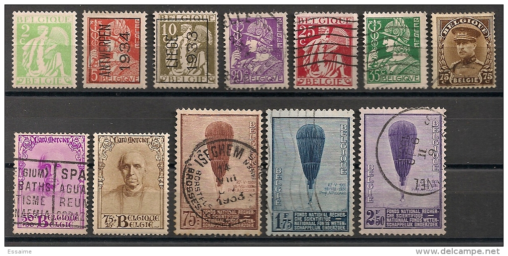 Belgique. 1932. Entre  N° 3325 Et 355. Oblit. Et Neuf * MH - Altri & Non Classificati