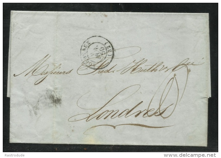 1850 LAC BORDEAUX A LONDON - 1849-1876: Classic Period